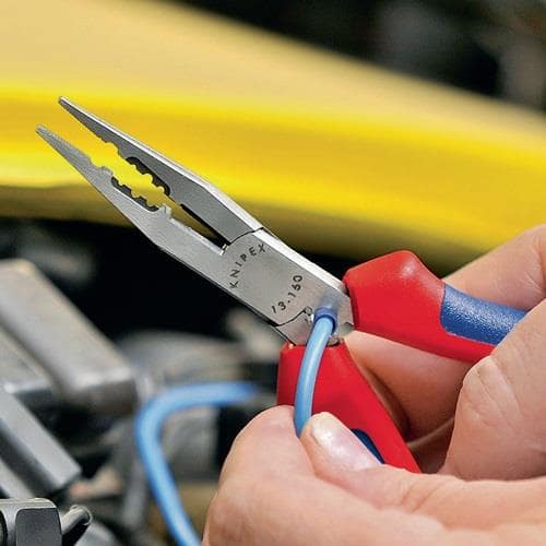KNIPEX Verdrahtungszange L.160mm 0,5-0,75/1,5/2,5mm² pol.Comfort-Griff KNIPEX