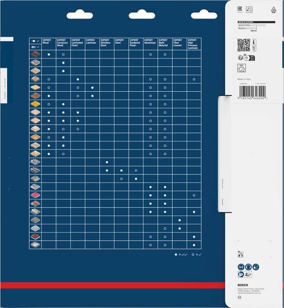 BOSCH Kreissägeblatt Expert for Multi Material, 300 x 30 x 2,4 mm, 96