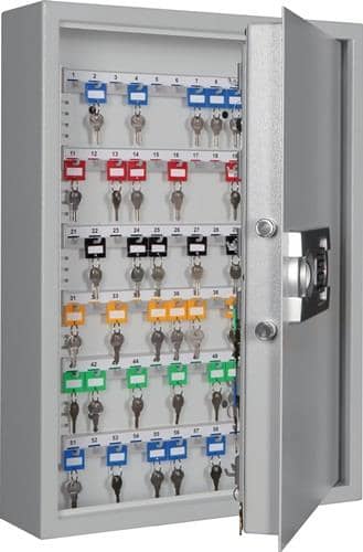 Schlüsselschrank SLE 120 H630xB460xT130mm 1-türig Elektronikschloss Anz.Hak.120