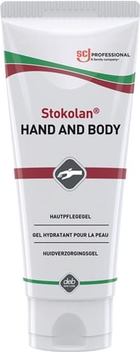 SC JOHNSON PROFESSIONAL Hautpflegegel Stokolan® Hand & Body 100ml Gel,parfümiert Tube