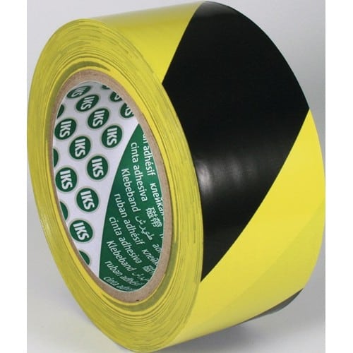 IKS Bodenmarkierungsband F33 PVC schwarz/gelb L.33m B.50mm Rl.IKS