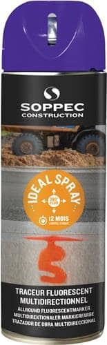SOPPEC Markierungsspray IDEAL neonblau 500ml Spraydose SOPPEC