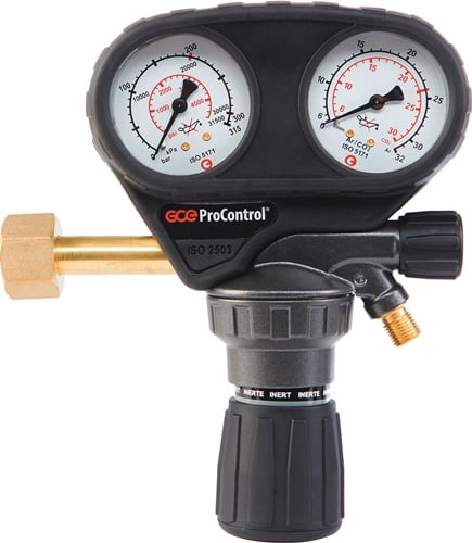 GCE Flaschendruckminderer ProControl Argon/CO₂ 200bar 1-stufig 30l/min GCE