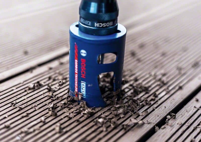 BOSCH EXPERT Construction Material Lochsäge, 22 x 60 mm. Für Dreh- und Schlagbohrer