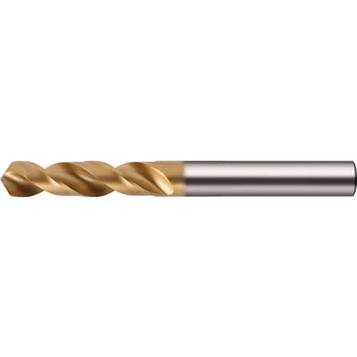 TECWERK Spiralbohrer DIN 1897 Typ UNI D.7,9mm HSS-Co TiN Zyl.schaft ext.kurz TECWERK
