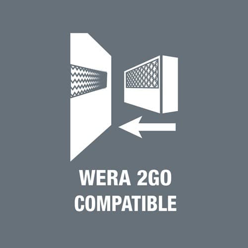 WERA Werkzeugbox 2go XL Maße 455x330x170mm Wera