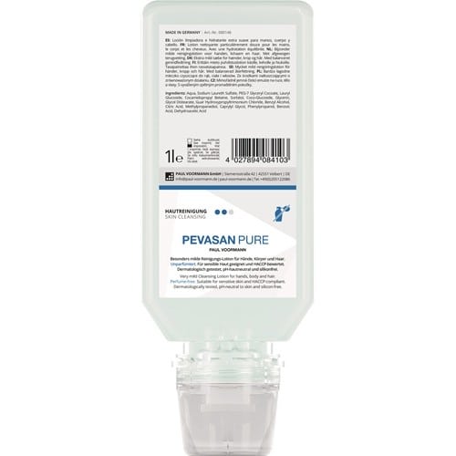 PAUL VOORMANN Handreinigung Pevasan PURE 1l ph-hautneutral Softflasche PAUL VOORMANN