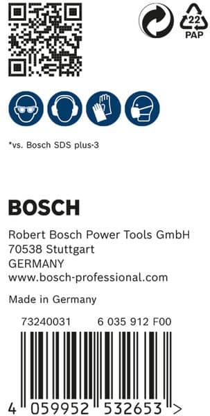 BOSCH EXPERT SDS plus-7X Hammerbohrer, 8 x 100 x 165 mm, 50-tlg.. Für Bohrhämmer