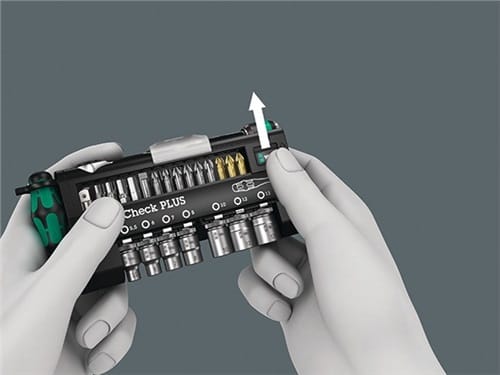 Bit-/Steckschlüsselset Schlitz/PH/PZD/T/Knarre/7 Nüsse WERA
