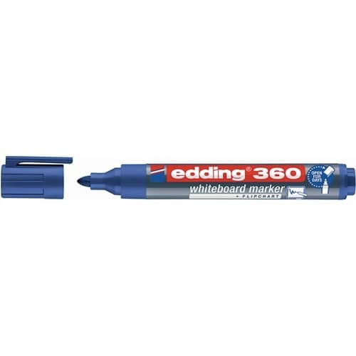 EDDING Whiteboardmarker 360 blau Strich-B.1,5-3mm Rundspitze