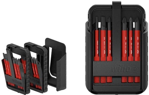WIHA Wechselklingensatz slimBit electric 12-tlg.Schlitz/PH/(+/- PZD)Torx® WIHA