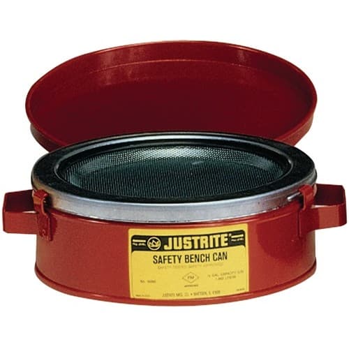 JUSTRITE Tränkbehälter 1,0l Stahlbl.D124xH140mm JUSTRITE