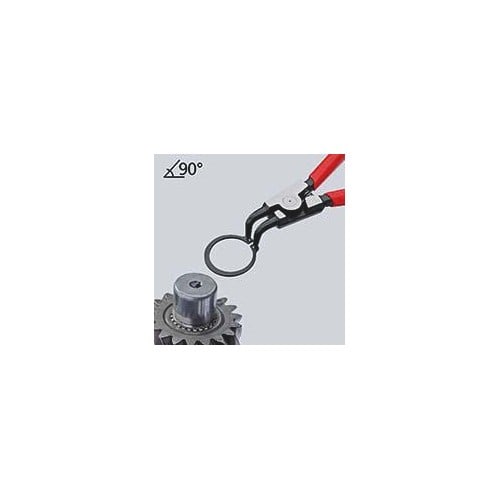 KNIPEX Außensicherungsringzange A 21 f.Wellen D.19-60mm 90Grad gew.pol.L.170mm KNIPEX