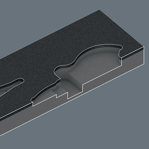 Werkzeugmodul 9781 3-tlg.WERA