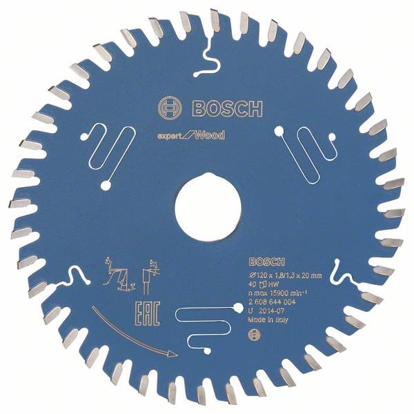 BOSCH Kreissägeblatt Expert for Wood, 120 x 20 x 1,8 mm, 40