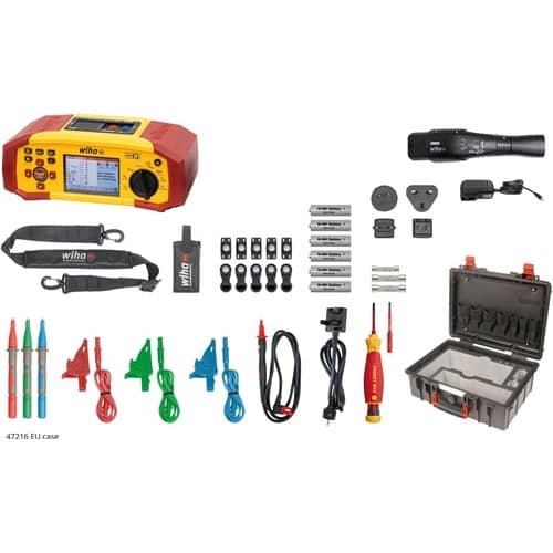 WIHA Installationstester-Set MFT one L-Case EU Prüfung ortsfester Anlagen WIHA