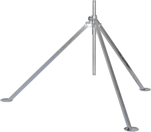 GEKA Dreibeinstativ 2xG3/4Zoll AG STA verz.m.Standtellern GEKA