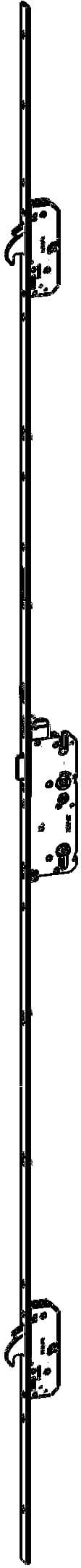 WINKHAUS Automatik Mehrfachverriegelung T-AV4DOR-F2060 L124P/50 A9 92/8 M2 RS MC,