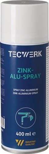 TECWERK Zinkaluspray alufarben 400ml Spraydose TECWERK