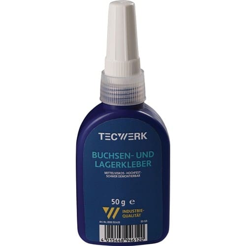 TECWERK Buchsen-/Lagerkleber hf.mv.grün 50g Flasche TECWERK
