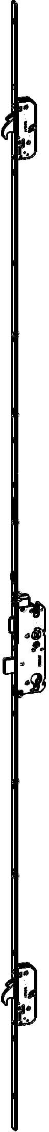 WINKHAUS Automatik Mehrfachverriegelung T-AV4D-F1669 L124P/45 A9 94/8 KABAM2RSMC,