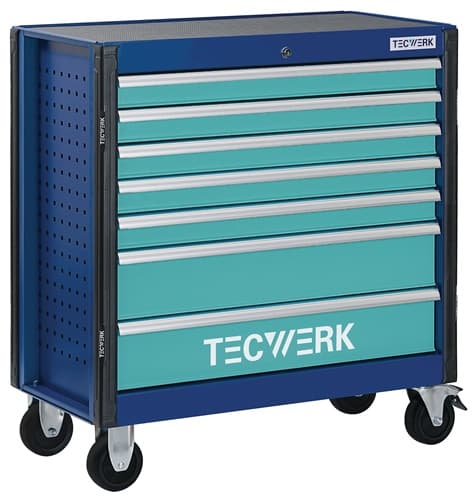 TECWERK Wkz.wagen PLUS XL 2.0 B960xT465xH1020mm 500kg 7 Schubl.Stahlbl.TECWERK
