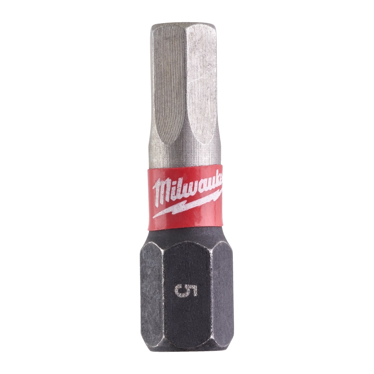 MILWAUKEE Hex 5 / 25 mm Schrauberbit SHOCKWAVE