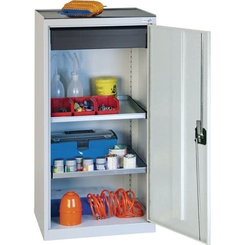 STUMPF Werkzeug-/Beistellschrank H1000xB500xT500mm 1Schubl.,2Bd.lichtgrau/lichtgrau