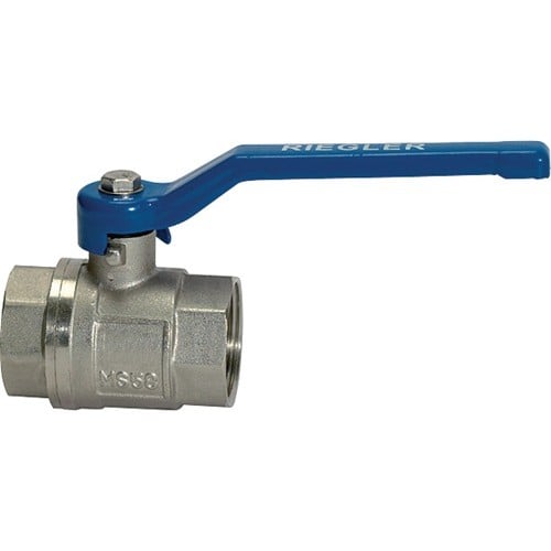 RIEGLER Messingkugelhahn VALVE LINE 33,25mm G 1 Zoll innen/innen DN 25mm RIEGLER