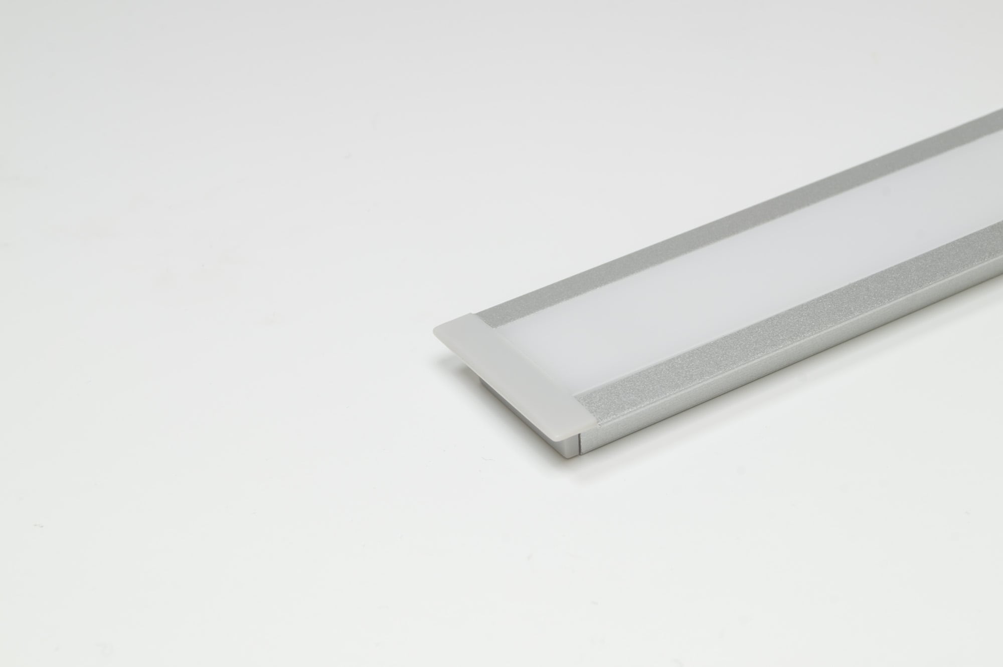 L&S LED Leuchtenprofil London 24,5x7 Einbau Aluminium EV1 L:3080 mm