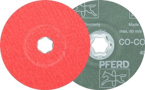 PFERD TOOLS Fiberscheibe COMBICLICK CO-COOL D.125mm K.60 INOX/Alu.Keramikkorn PFERD