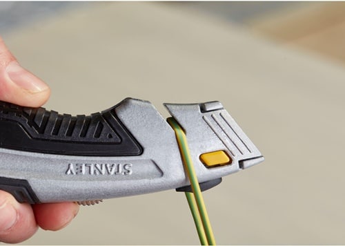 STANLEY Schnellwechselprofimesser Gesamt-L.180mm einziehbar SB-verpackt STANLEY