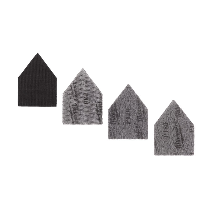 4 x K80, 4 x K120, 4 x K180, 1 x Zwischenplatte Schleifblätter Netzstruktur für M12FDSS 67 x 92 mm Set 13-teilig