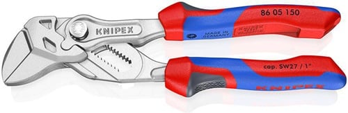 KNIPEX Zangenschlüssel L.150mm Spann-W.27mm verchr.Mehrkomp.-Hülle KNIPEX