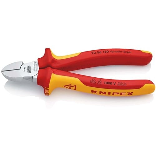 KNIPEX Seitenschneider L.160mm VDE Mehrkomp.-Hüllen KNIPEX