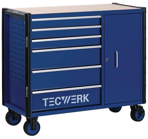 TECWERK Rollwerkbank TREND 2.0 Außen-B1105xT470xH950mm Schubl.6 30kg 400kg TECWERK