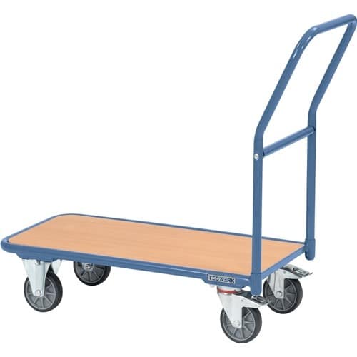 TECWERK Plattformwagen Ladeflächen L1000xB600mm STA taubenblau Trgf.250kg TECWERK