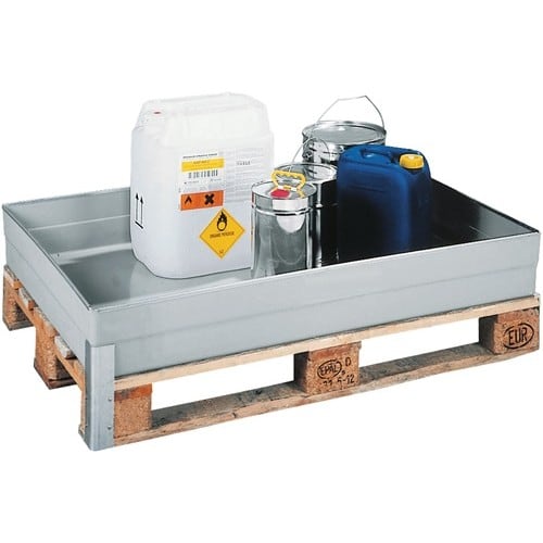 CEMO Auffangwanne 150l GFK m.Befestigungswinkel L1210xB810xH165mm CEMO