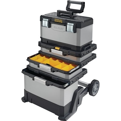 STANLEY Rollende Werkstatt B568xT389xH893mm Ku.u.Metall abnehmbare Werkzeugbox STANLEY
