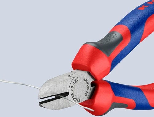 KNIPEX Seitenschneider L.125mm Kopf pol.Comfort-Griff max.1,5mm KNIPEX