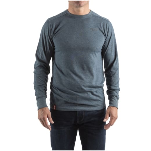 MILWAUKEE Hybrid-Langarm-Shirt blau HTLSBLU-XXL