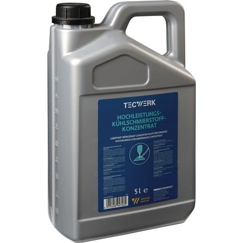 TECWERK Hochleistungskühlschmierstoff wassermischbar 5l Kanister TECWERK