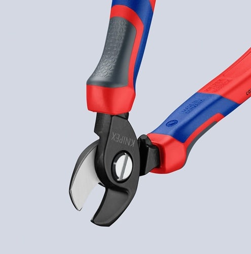 KNIPEX Kabelschere L.165mm Mehrkomp.-Hüllen KNIPEX