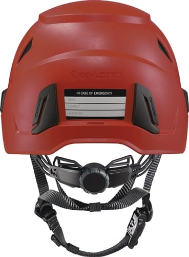 SKYLOTEC Kletterhelm INCEPTOR GRX-MTN rot Polycarbonat/Acrylnitril-Butadien-Styrol