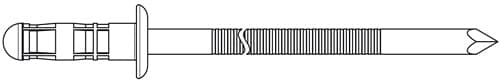 GESIPA Blindniet PolyBulb® Nietschaft dxl 4,8x11mm Alu./STA 250 St.GESIPA