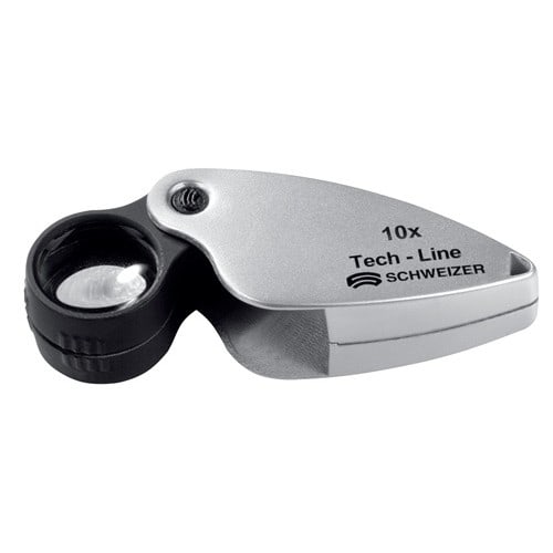 SCHWEIZER Einschlaglupe Tech-Line Vergr. 6x Linsen-D.22,8mm Schweizer