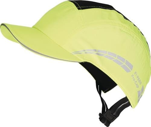 PRO FIT Anstoßkappe X! 9500 54-64cm neongelb Schirmlänge 5cm EN 812:2012 PRO FIT