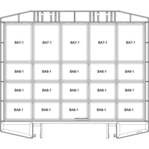 RAACO Sortimentskoffer boxxser B421xT361xH78mm 20 Fächer m.Profilraster RAACO