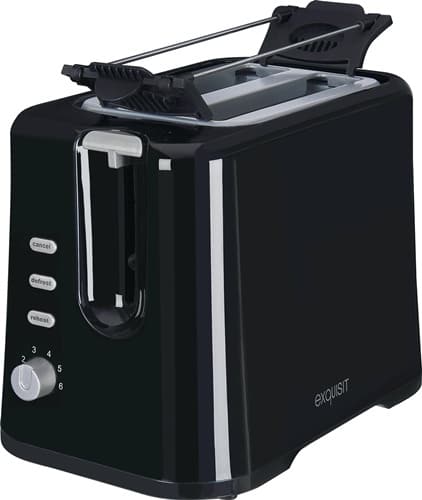 Nordwest 2-Schlitz Toaster TA 3102 swi 870 W schwarz-Inox 2 Toastscheiben