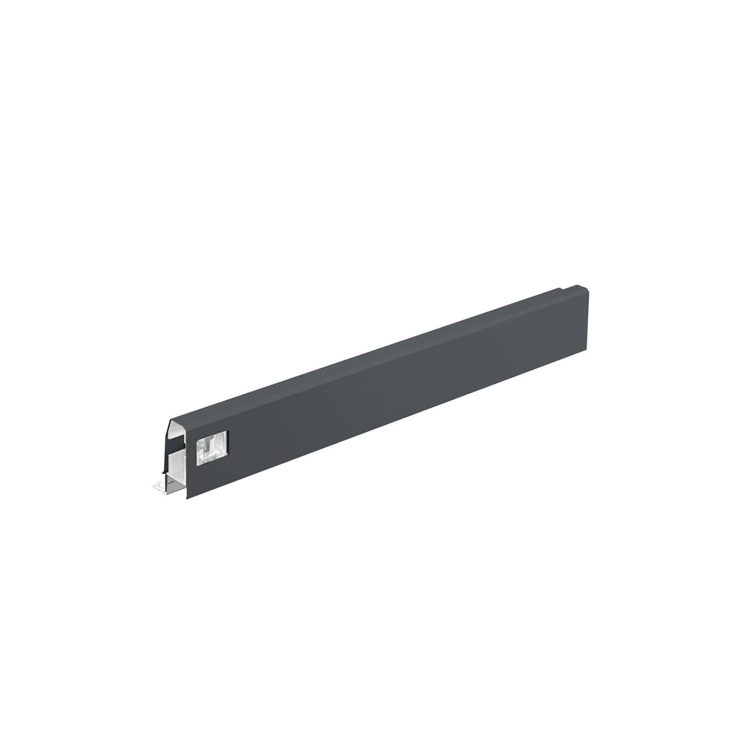 HETTICH Zarge ArciTech, 78 mm / 500 mm, anthrazit, rechts, 9227455